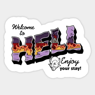 Welcome to Hell - Light Bases Sticker